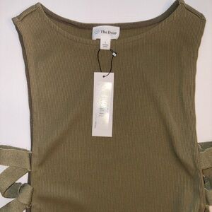 The Drop Army Green bodysuit